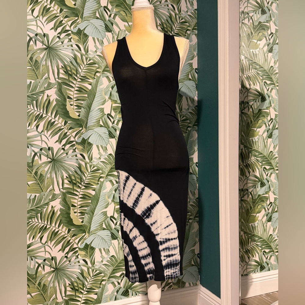 belle sky Black Tye dye Dress